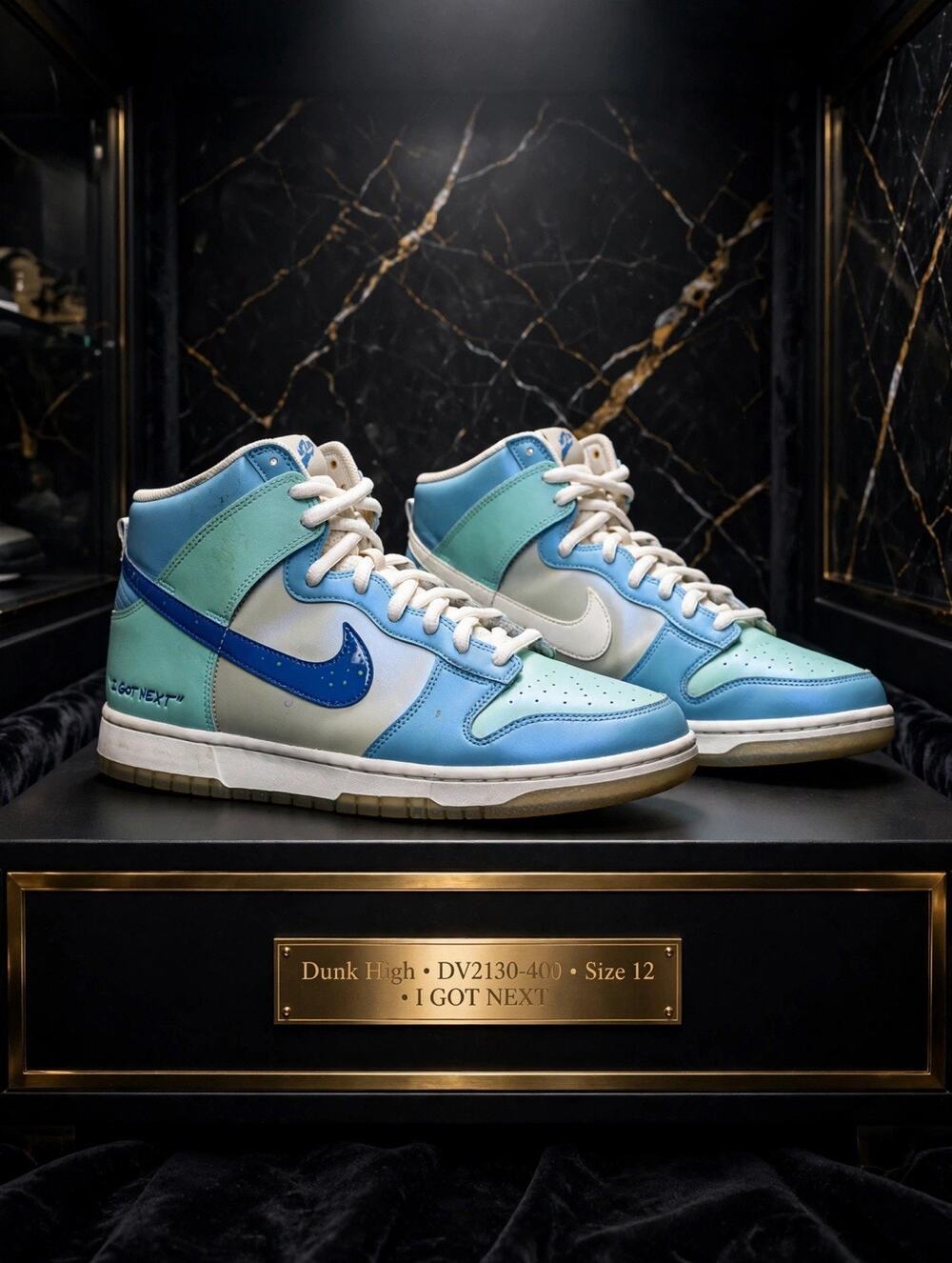 Size 12 - Nike Dunk High I Got Next DV2130-400 Copa Blue White Used No Insoles